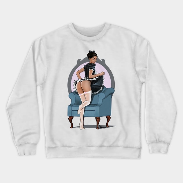 Sexy Maid Crewneck Sweatshirt by ted1air